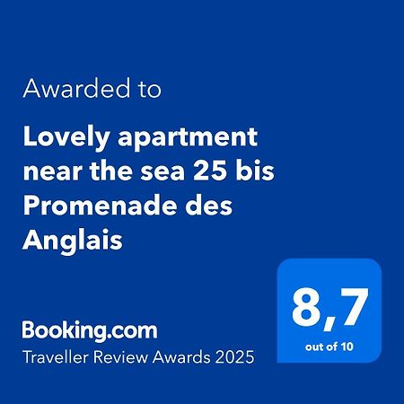 Lovely Apartment Near The Sea 25 Bis Promenade Des Anglais Niza Exterior foto